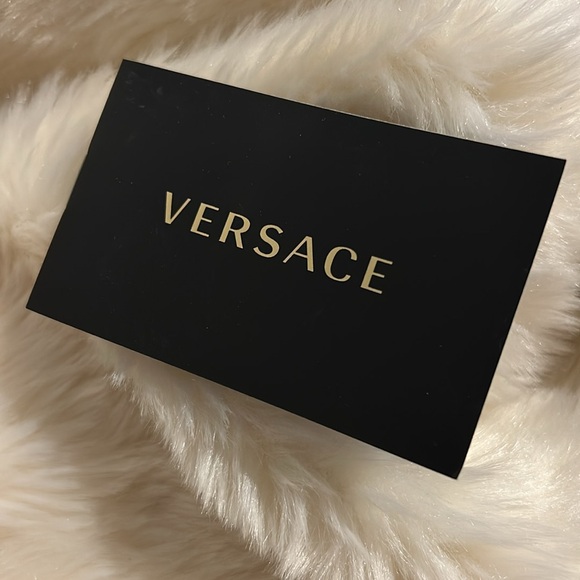 Versace Black Hard Shell Sunglasses Case and Box Warranty card & Versace cloth - Picture 6 of 13